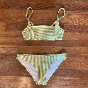 two piece bathing suit